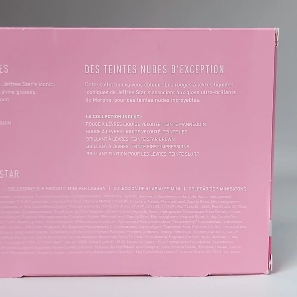 Morphe X Jeffree Star Iconic Nudes 5 Piece Mini Lip Collection